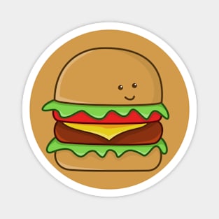 Cute Burger Magnet